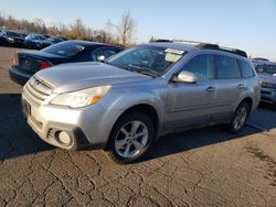 Salvage cars for sale at Woodburn, OR auction: 2013 Subaru Outback 2.5I Premium