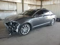 Salvage cars for sale at Phoenix, AZ auction: 2016 Lincoln MKZ Hybrid