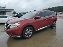 Salvage cars for sale at Florence, MS auction: 2017 Nissan Murano S