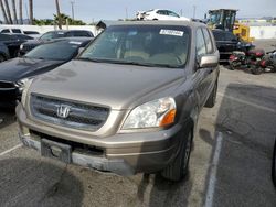 Honda salvage cars for sale: 2003 Honda Pilot EX