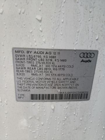 2012 Audi Q7 Premium Plus