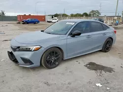 Salvage cars for sale at Homestead, FL auction: 2024 Honda Civic Sport