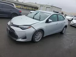 Salvage cars for sale at Martinez, CA auction: 2017 Toyota Corolla L