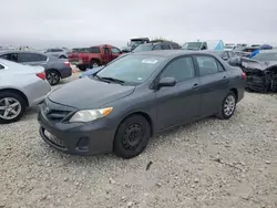 Salvage cars for sale at Taylor, TX auction: 2012 Toyota Corolla Base