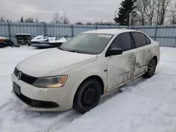 Salvage cars for sale at Bowmanville, ON auction: 2013 Volkswagen Jetta Base