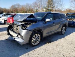 Toyota salvage cars for sale: 2022 Toyota Highlander Hybrid Limited