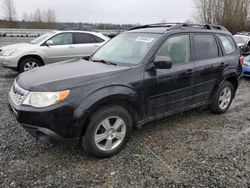 Salvage cars for sale at Arlington, WA auction: 2012 Subaru Forester 2.5X