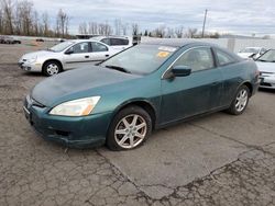 Honda salvage cars for sale: 2003 Honda Accord EX