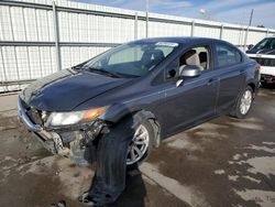 Salvage cars for sale from Copart Littleton, CO: 2012 Honda Civic EX