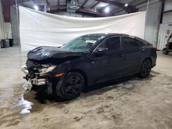 Salvage cars for sale at North Billerica, MA auction: 2017 Honda Civic LX