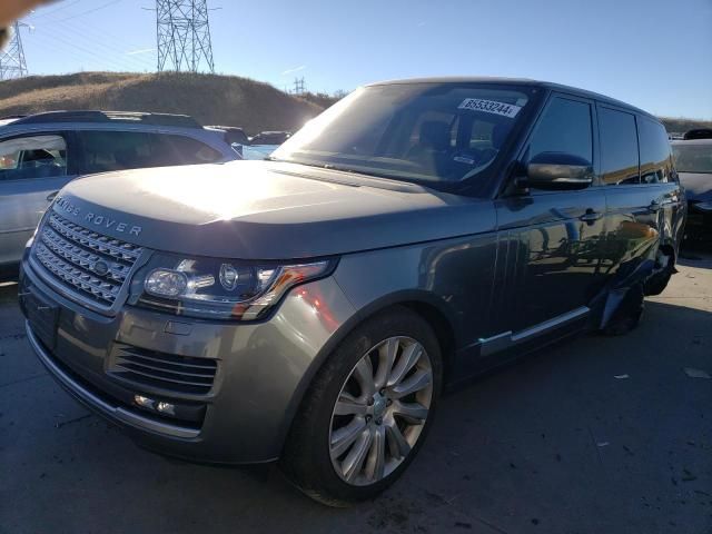 2017 Land Rover Range Rover HSE