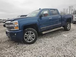 Salvage trucks for sale at Wayland, MI auction: 2015 Chevrolet Silverado K2500 High Country