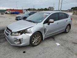 Salvage cars for sale at Homestead, FL auction: 2013 Subaru Impreza Premium