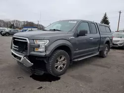 Salvage trucks for sale at Ham Lake, MN auction: 2015 Ford F150 Super Cab