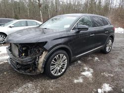 Salvage cars for sale at Cookstown, ON auction: 2018 Lincoln MKX Reserve