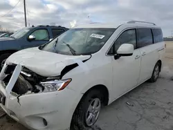 Salvage cars for sale at Pekin, IL auction: 2017 Nissan Quest S