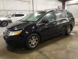 Salvage cars for sale at Avon, MN auction: 2012 Honda Odyssey EXL