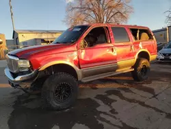 Ford Excursion Vehiculos salvage en venta: 2000 Ford Excursion Limited