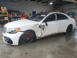 Salvage cars for sale at Loganville, GA auction: 2018 Mercedes-Benz S 63 AMG 4matic