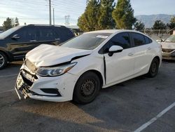 Chevrolet Vehiculos salvage en venta: 2016 Chevrolet Cruze LS