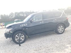 Salvage cars for sale at Ellenwood, GA auction: 2017 Infiniti QX80 Base