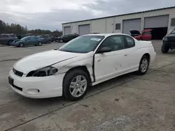 Chevrolet salvage cars for sale: 2007 Chevrolet Monte Carlo LT