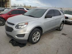 Salvage cars for sale at Kansas City, KS auction: 2017 Chevrolet Equinox LS