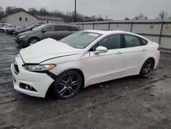 Salvage cars for sale at York Haven, PA auction: 2013 Ford Fusion Titanium