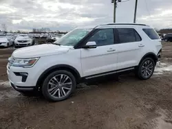 2018 Ford Explorer Platinum en venta en Portland, MI