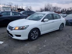 Salvage cars for sale at auction: 2013 Honda Accord LX