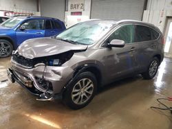 Salvage cars for sale at Elgin, IL auction: 2015 Honda CR-V EXL