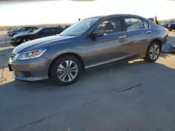 2015 Honda Accord LX en venta en Grand Prairie, TX