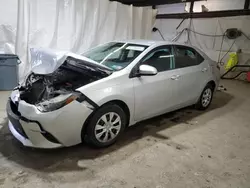 Salvage cars for sale at Ebensburg, PA auction: 2014 Toyota Corolla L