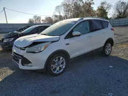 Salvage cars for sale at Gastonia, NC auction: 2016 Ford Escape Titanium