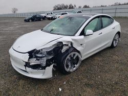 Salvage cars for sale at Anderson, CA auction: 2023 Tesla Model 3