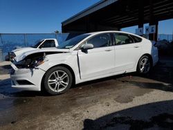 Salvage cars for sale at Riverview, FL auction: 2018 Ford Fusion SE