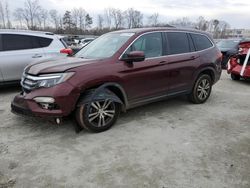 Salvage cars for sale at Spartanburg, SC auction: 2018 Honda Pilot EXL