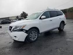 Salvage cars for sale at San Martin, CA auction: 2013 Nissan Pathfinder S