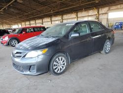 Salvage cars for sale at Phoenix, AZ auction: 2012 Toyota Corolla Base