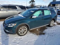 Salvage cars for sale at Woodhaven, MI auction: 2019 Volkswagen Golf Alltrack S