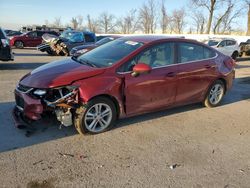 Carros salvage a la venta en subasta: 2017 Chevrolet Cruze LT