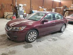 Salvage cars for sale at Ebensburg, PA auction: 2014 Honda Accord EXL