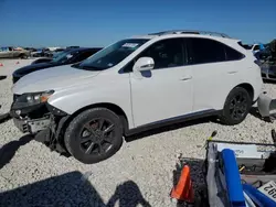 Salvage cars for sale at Taylor, TX auction: 2012 Lexus RX 350