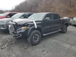 Salvage cars for sale at Marlboro, NY auction: 2021 Toyota Tacoma Double Cab