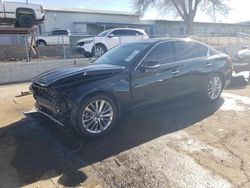 Salvage cars for sale at Albuquerque, NM auction: 2020 Infiniti Q50 Pure