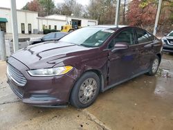 Salvage cars for sale from Copart Hueytown, AL: 2013 Ford Fusion S