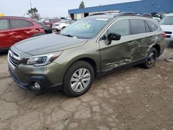 Salvage cars for sale from Copart Cleveland: 2018 Subaru Outback 2.5I Premium