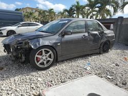 Mitsubishi salvage cars for sale: 2006 Mitsubishi Lancer Evolution