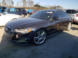 Salvage cars for sale at Spartanburg, SC auction: 2016 Audi A6 Premium Plus