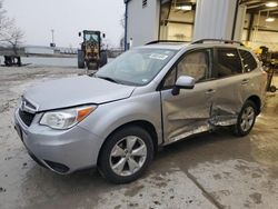 Salvage cars for sale at Bridgeton, MO auction: 2015 Subaru Forester 2.5I Premium